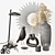 Elevate Your Space: Monochromatic Set 3D model small image 4