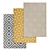 Luxury Rug Set: High-Quality Textures for Versatile Perspectives 3D model small image 1