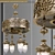 Elegant Islamic Chandelier: Illuminate Your Space 3D model small image 1