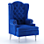 Regal Throne Chair 3D model small image 1