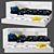 YANN Children's Bed with Shelves: Organize, Sleep, & Play 3D model small image 2