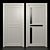 Modern Ivory Door: Tecnho 3D model small image 4