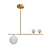 VASTY01: Elegant Ball Shaded Pendant Light 3D model small image 1