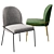 Modern Astrud Dining Chair: Stylish & Comfortable 3D model small image 1
