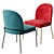 Modern Astrud Dining Chair: Stylish & Comfortable 3D model small image 2