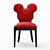 Mickey Mouse Luxury Everywhere Chair 3D model small image 2