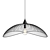 Scandinavian Kasteli Pendant: Modern E27 Suspension 3D model small image 3