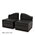Elegant Panos Chairs by Francis Sultana 3D model small image 2