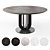 Sleek Keramik Table: Elegant Design & Durable Finish 3D model small image 1