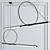 Modern LED Hanging Light: Siris 3D model small image 2