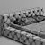 Sleek and Stylish Soho Bed 3D model small image 2