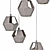 Elegant Rasigures Pendant Set 3D model small image 3