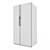 Samsung Glass Finish Side-by-Side Refrigerators 3D model small image 10