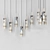 Contemporary Metal Ceiling Light 3D model small image 1