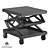 Industrial Lift Table: Loft Iron Restoration Hardware 3D model small image 2