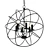 Vintage Inspired Laughlin Chandelier 3D model small image 1