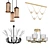 Modern Chandelier Collection 3D model small image 1