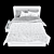 Sleek BRIMNES Bed Frame 3D model small image 7