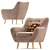 Cozy Sherpa Armchair for Ultimate Comfort 3D model small image 3