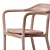 Duet Chair: Timeless Timber Elegance 3D model small image 4