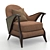Title: Elegant Curtsy Caracole Chair 3D model small image 1