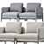 French Flair: JULES Corner Unit 3D model small image 4