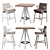 Kettal Vieques Bar Set: Stylish Stool & Table 3D model small image 1