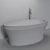 Elegant Epoque Bathtub by Antonio Lupi 3D model small image 5