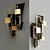 Elegant Brass LED Wall Sconce 3D model small image 1