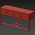 Osaka Modern Console Table 3D model small image 4