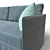 Diego 141 Sofa: Comfort in Style 3D model small image 3