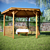 Versatile Pavilion with Customizable Wood Texture | Jardipolys 3D model small image 2