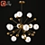 Modern Sputnik Chandelier 11-Light 3D model small image 4