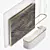 Elegant Metal and Marble Reception 3D model small image 2