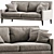Luxury Chaise Lounge - Indera Weeknd 3D model small image 2