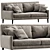 Luxury Chaise Lounge - Indera Weeknd 3D model small image 3