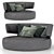 Amoenus B&B Sofá: Elegant and Comfortable 3D model small image 1