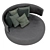 Amoenus B&B Sofá: Elegant and Comfortable 3D model small image 3