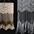 Handcrafted Macrame Pendant Lights 3D model small image 2