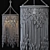 Handcrafted Macrame Pendant Lights 3D model small image 3