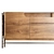 Elegant Shanghai Walnut Sideboard 3D model small image 4