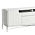 Elegant Shanghai Walnut Sideboard 3D model small image 5