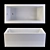 Riho Lusso Acrylic Bathtub 3D model small image 1