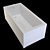 Riho Lusso Acrylic Bathtub 3D model small image 2