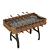 Rustic Industrial Foosball Table 3D model small image 1