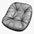 Sleek and Stylish: Ligne Roset Bonnie Armchair 3D model small image 2