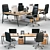 Optimized Office Workplace with Accessories 3D model small image 1