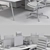 Optimized Office Workplace with Accessories 3D model small image 5