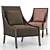 Luxury Line Caracole Chair 3D model small image 1