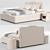 Vision Palladium Bed: Unparalleled Comfort and Style 3D model small image 2